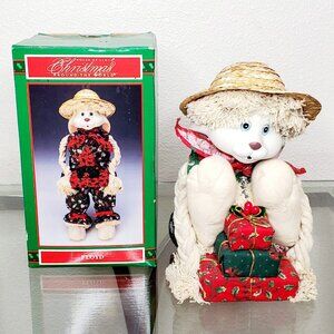 Vintage House Of Lloyd 1993 Christmas Around The World Floyd Bunny Shelf Sitter